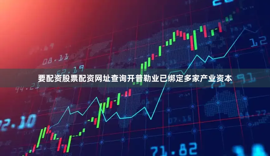 要配资股票配资网址查询开普勒业已绑定多家产业资本